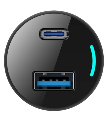 شارژر فندکی ۶۵ وات پاورولوژی مدل Powerology 65W PD Car Charger