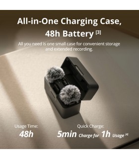 میکروفون بی‌سیم دو کاربره دی‌جی‌آی مدل DJI Mic Mini 2-Person