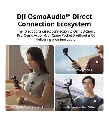 میکروفون بی‌سیم دو کاربره دی‌جی‌آی مدل DJI Mic Mini 2-Person