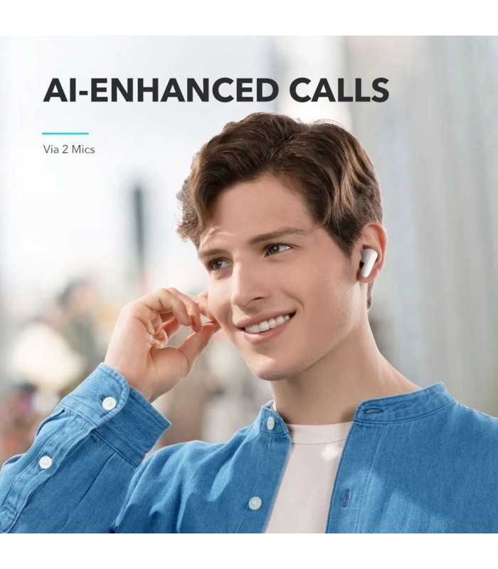 هدفون بی‌سیم انکر مدل Anker SoundCore R50i-سفید