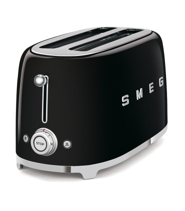توستر ۴ اسلایس اسمگ مدل Smeg TSF02 Toaster | رنگ مشکی