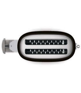 توستر ۴ اسلایس اسمگ مدل Smeg TSF02 Toaster | رنگ مشکی