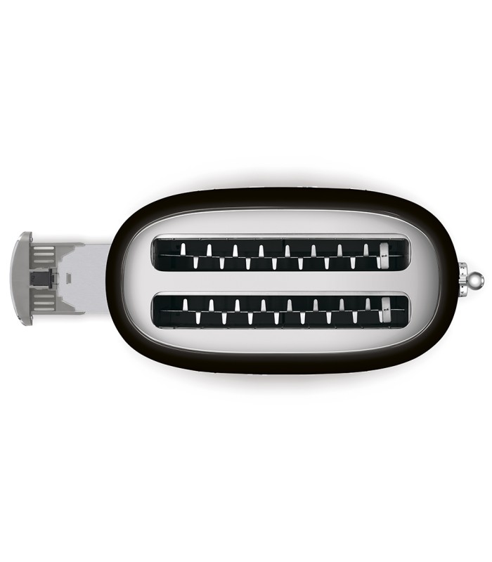 توستر ۴ اسلایس اسمگ مدل Smeg TSF02 Toaster | رنگ مشکی