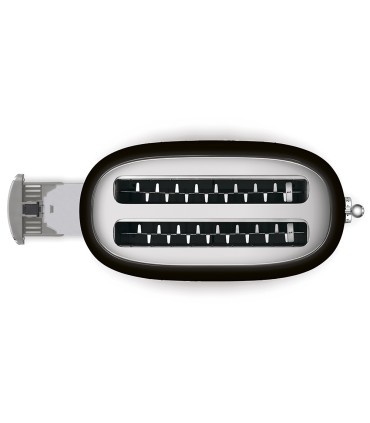 توستر ۴ اسلایس اسمگ مدل Smeg TSF02 Toaster | رنگ مشکی