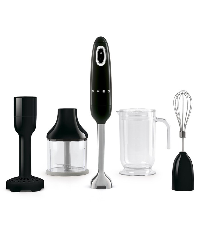 گوشت کوب برقی اسمگ مدل Smeg HBF22 Hand Blender 4ACC | رنگ مشکی