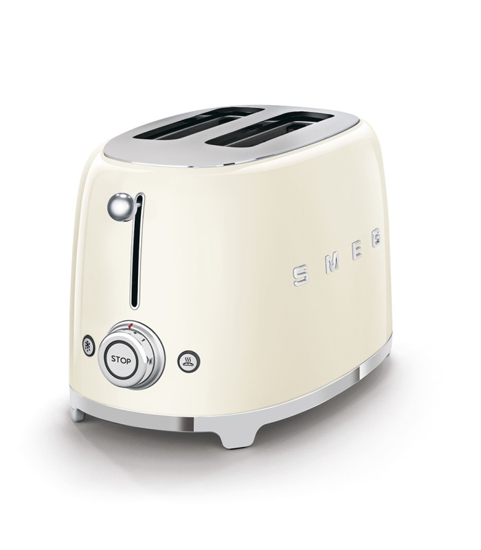 توستر ۲ اسلایس اسمگ مدل Smeg TSF02 Toaster | رنگ کرم