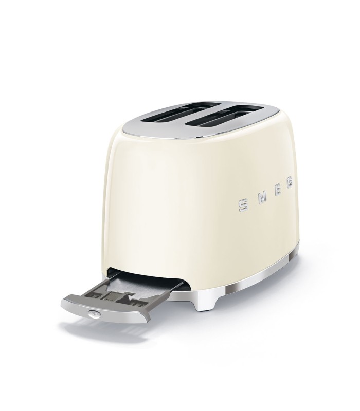 توستر ۲ اسلایس اسمگ مدل Smeg TSF02 Toaster | رنگ کرم