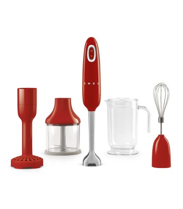 گوشت کوب برقی اسمگ مدل Smeg HBF22 Hand Blender 4ACC | رنگ قرمز