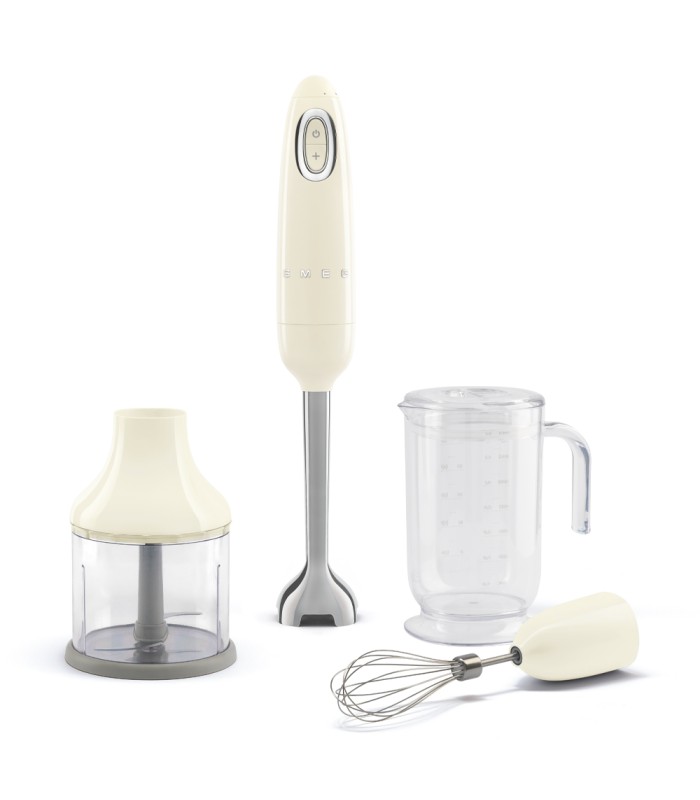 گوشت کوب برقی اسمگ مدل Smeg HBF03 Hand Blender 3ACC | رنگ کرم