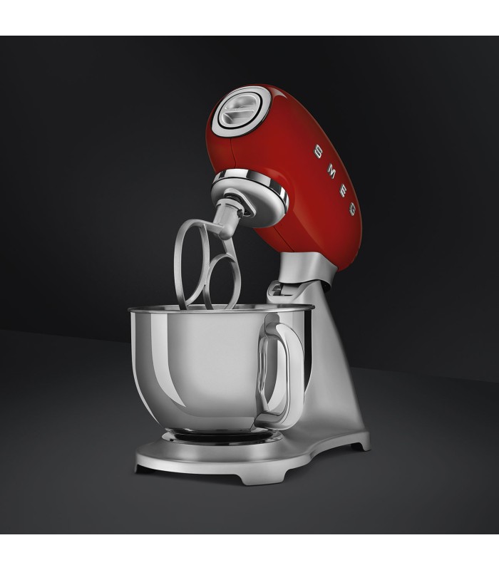همزن برقی کاسه دار اسمگ مدل Smeg SMF02 Stand Mixer | رنگ قرمز