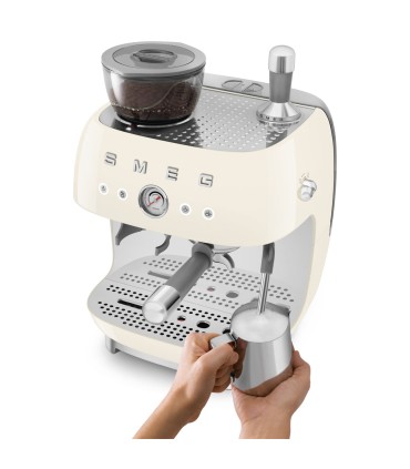 اسپرسوساز اسمگ مدل Smeg EGF03 Espr Coff Grind | رنگ کرم