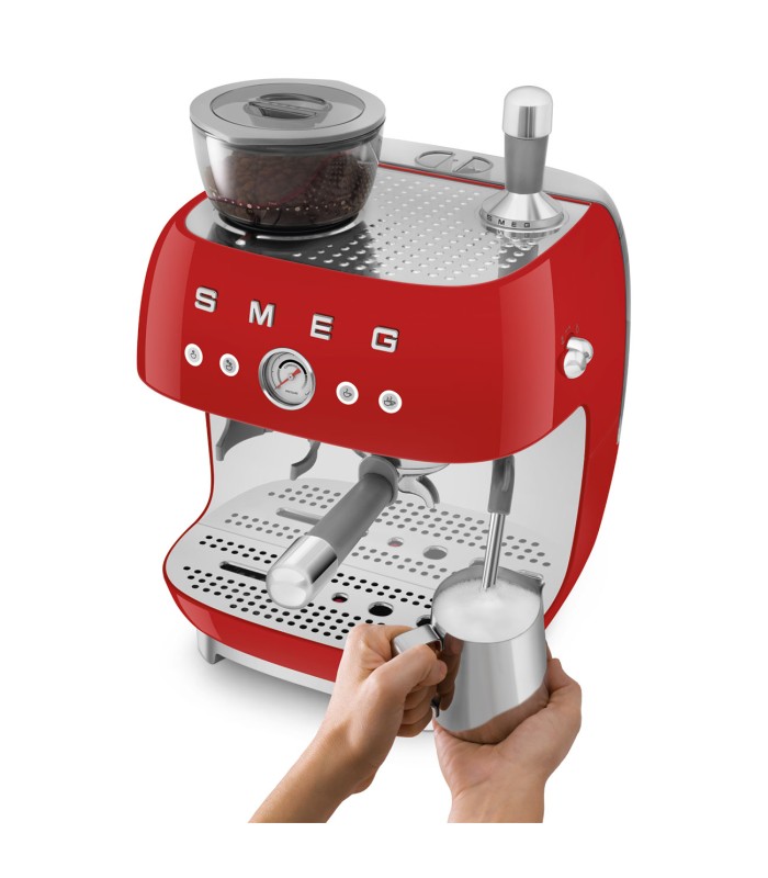 اسپرسوساز اسمگ مدل Smeg EGF03 Espr Coff Grind | رنگ قرمز
