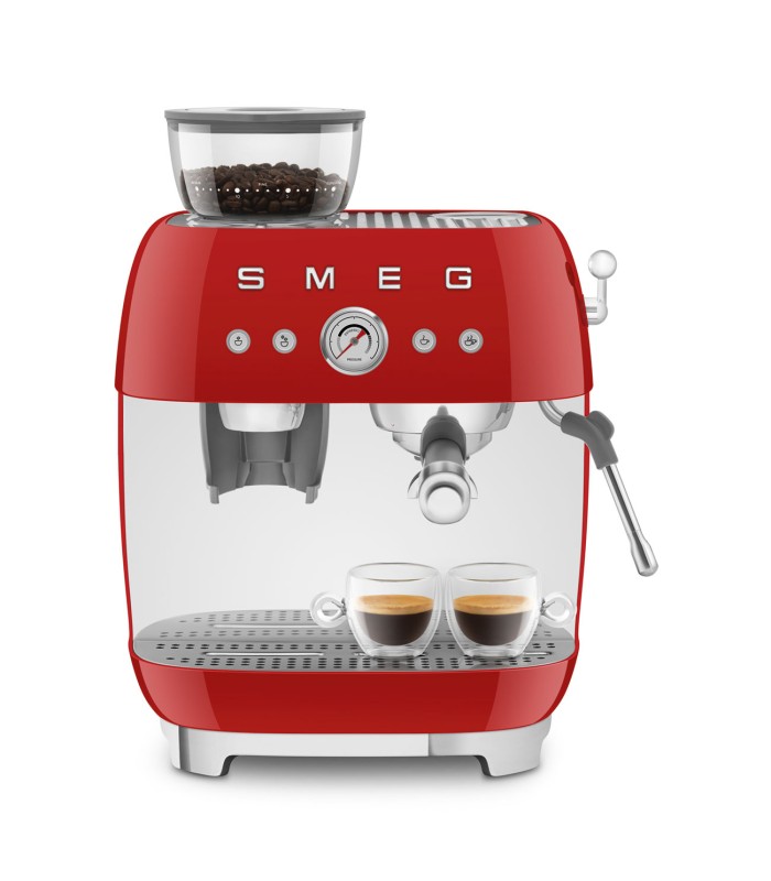اسپرسوساز اسمگ مدل Smeg EGF03 Espr Coff Grind | رنگ قرمز