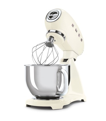 همزن برقی کاسه دار اسمگ مدل Smeg SMF03 Stand Mixer | رنگ کرم