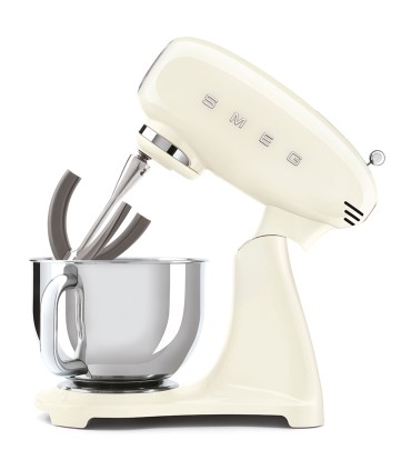همزن برقی کاسه دار اسمگ مدل Smeg SMF03 Stand Mixer | رنگ کرم