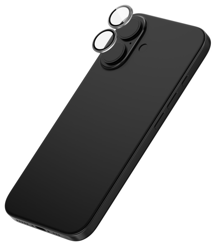 محافظ لنز دوربین زگ مدل ZAGG Premium Camera Lens Protector  مناسب برای آیفون ۱۶ و ۱۶ پلاس | رنگ نقره‌ای