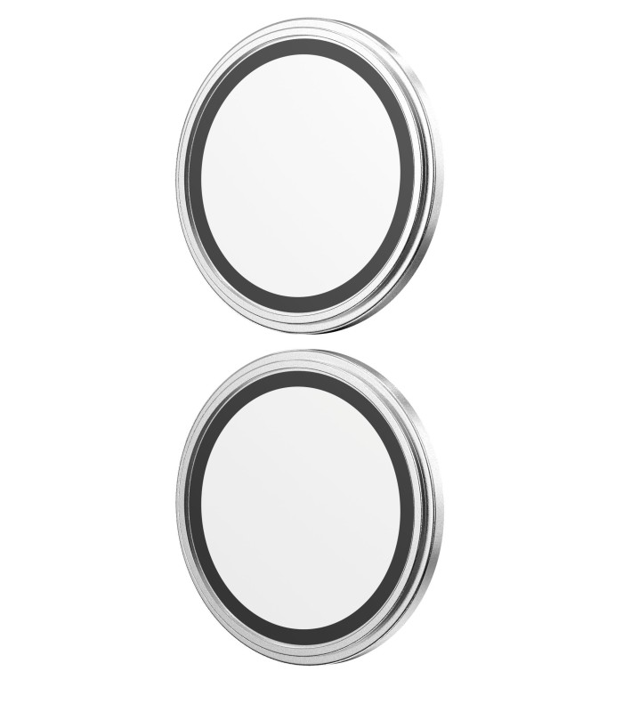 محافظ لنز دوربین زگ مدل ZAGG Premium Camera Lens Protector  مناسب برای آیفون ۱۶ و ۱۶ پلاس | رنگ نقره‌ای