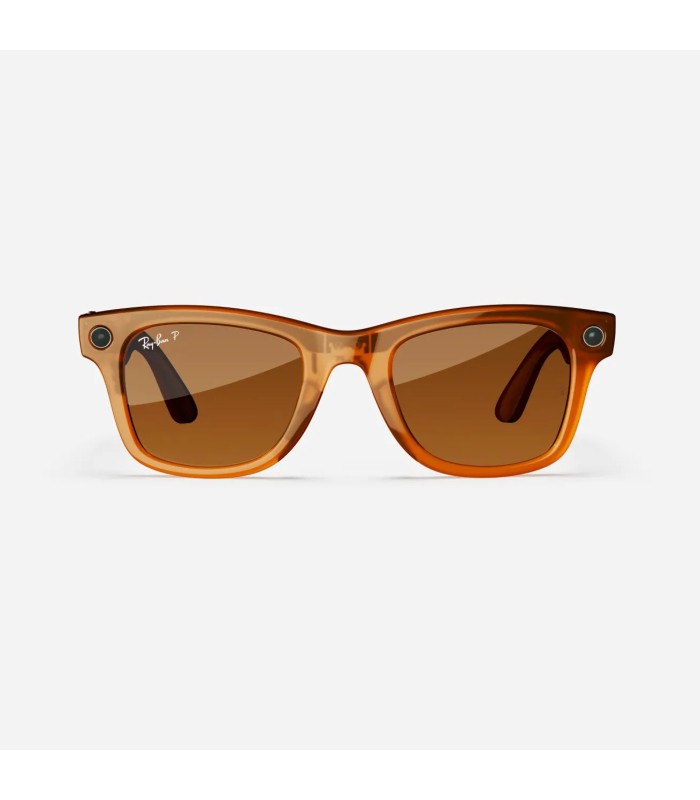 عینک هوشمند ری بن متا مدل Ray-Ban Meta Wayfarer | رنگ کاراملی