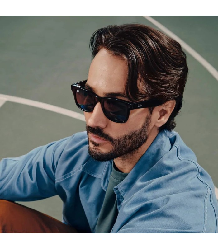 عینک هوشمند ری بن متا مدل Ray-Ban Meta Wayfarer | رنگ مشکی براق