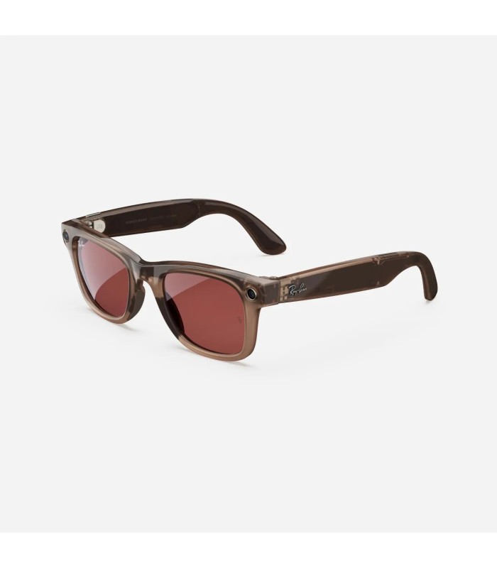 عینک هوشمند ری بن متا مدل Ray-Ban Meta Wayfarer | رنگ قهوه‌ای تیره