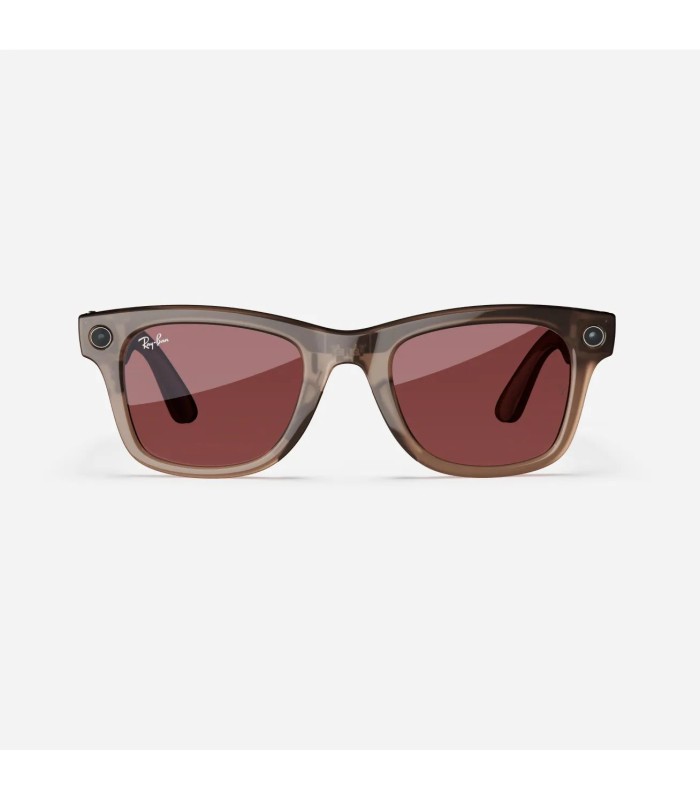 عینک هوشمند ری بن متا مدل Ray-Ban Meta Wayfarer | رنگ قهوه‌ای تیره