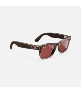 عینک هوشمند ری بن متا مدل Ray-Ban Meta Wayfarer | رنگ قهوه‌ای تیره