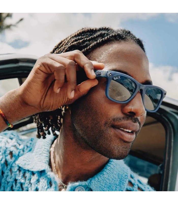 عینک هوشمند ری بن متا مدل Ray-Ban Meta Wayfarer | رنگ آبی تیره
