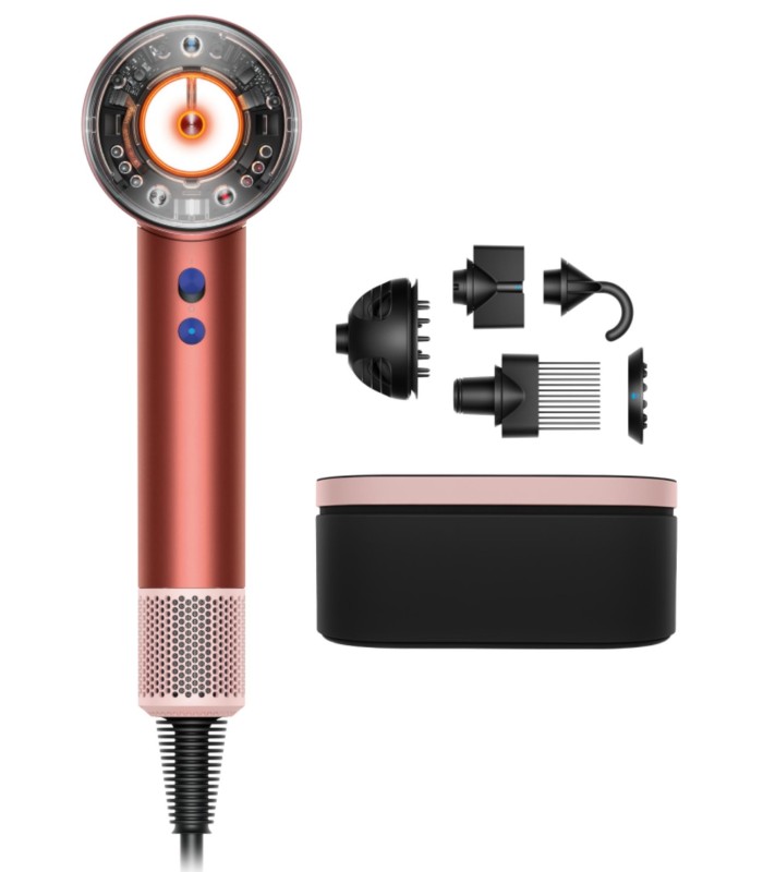 سشوار هوشمند دایسون مدل Dyson Supersonic Nural HD16 Strawberry Bronze/Blush Pink (صورتی/برنز)