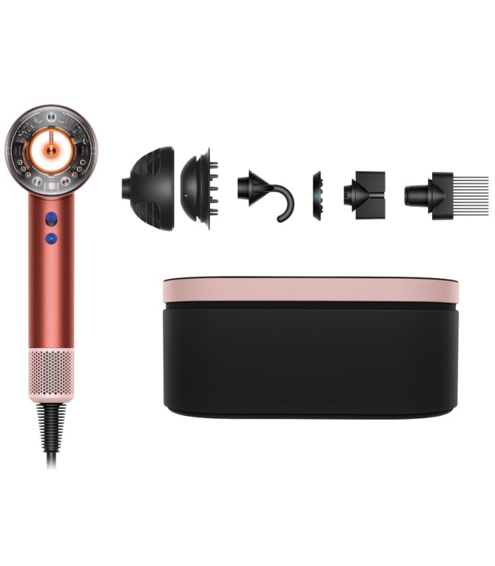 سشوار هوشمند دایسون مدل Dyson Supersonic Nural HD16 Strawberry Bronze/Blush Pink (صورتی/برنز)