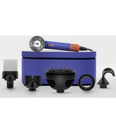 سشوار هوشمند دایسون مدل Dyson Supersonic Nural HD16 Vinca Blue/Topaz (آبی/نارنجی)