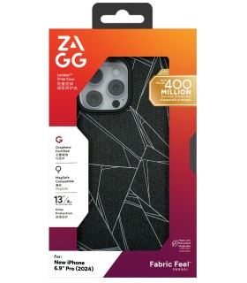قاب مگ‌سیف آیفون زگ مدل ZAGG London Snap Case مناسب برای آیفون ۱۶ پرومکس