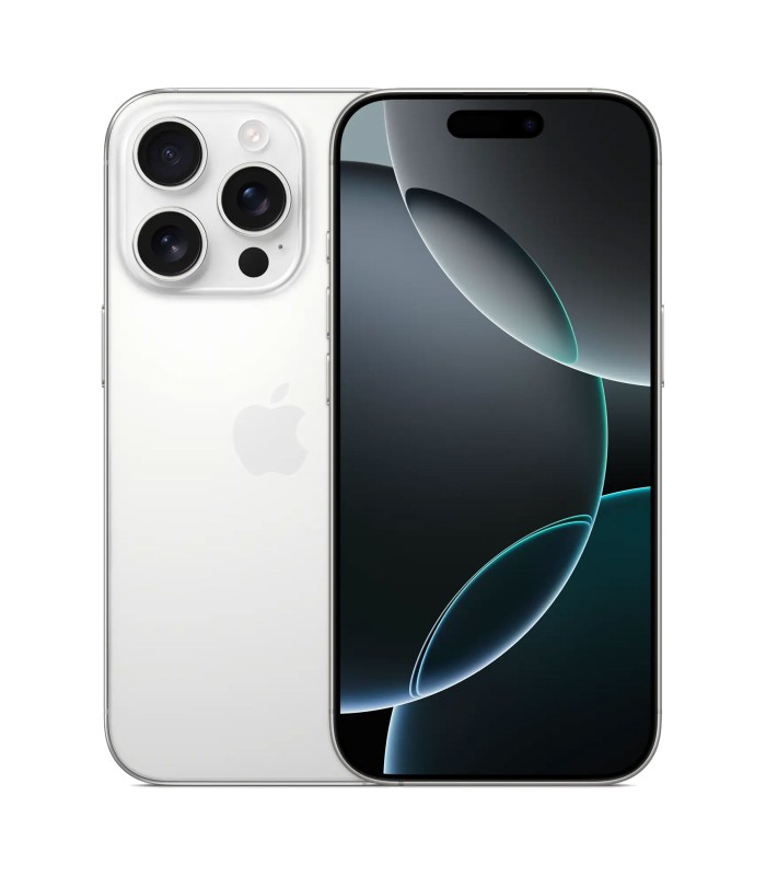 گوشی موبایل اپل مدل آیفون ۱۶ پرو | iPhone 16 Pro - ظرفیت 1 ترابایت رنگ تیتانیوم سفید - گارانتی ۱۸ ماهه شرکتی - دارای کد رجیستری - نات اکتیو