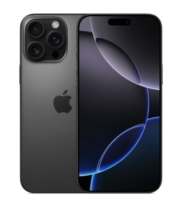 گوشی موبایل اپل مدل آیفون ۱۶ پرو مکس | iPhone 16 Pro Max - ظرفیت 1 ترابایت رنگ تیتانیوم مشکی - گارانتی ۱۸ ماهه شرکتی - دارای کد رجیستری - نات اکتیو