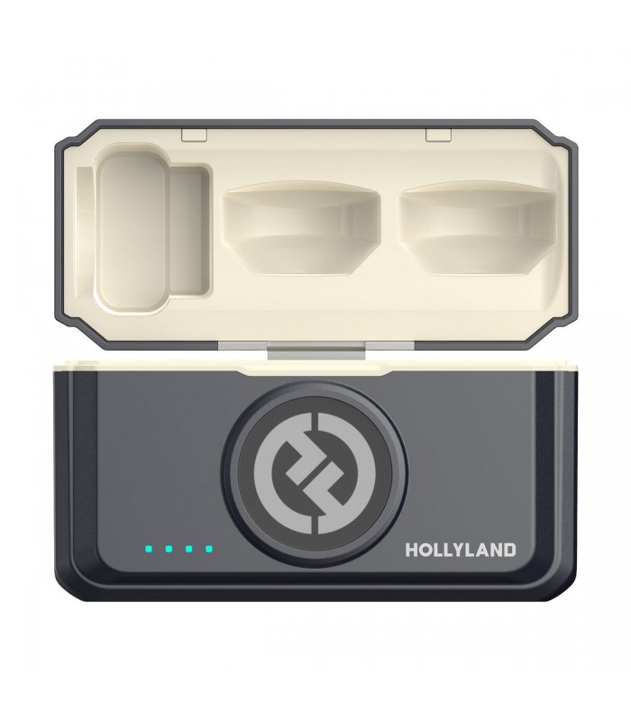 میکروفون بی‌سیم هالی‌لند پک کمبو مدل Hollyland LARK M2 DUO Combo | رنگ مشکی - همراه با گارانتی شرکتی