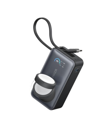 پاوربانک ۱۰۰۰۰ انکر مدل Anker MagGo (10K, 35W) A1657| رنگ مشکی