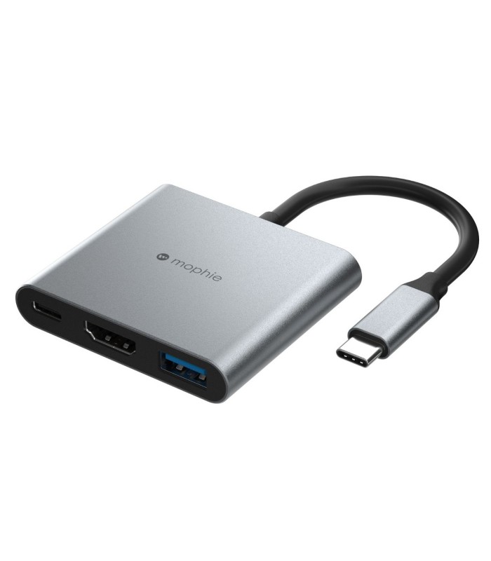 هاب ۳ پورت موفی مدل Mophie USB-C 3 IN 1 Multimedia Hub