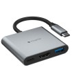 هاب ۳ پورت موفی مدل Mophie USB-C 3 IN 1 Multimedia Hub