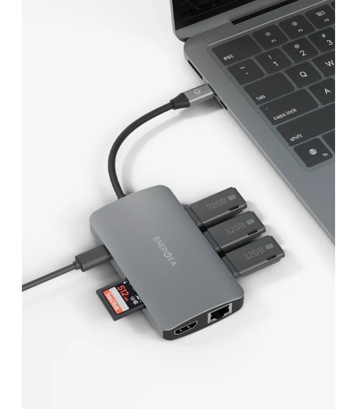 هاب ۸ در ۱ انرژیا مدل Energea 8 in 1 AluHub HD Pro 2