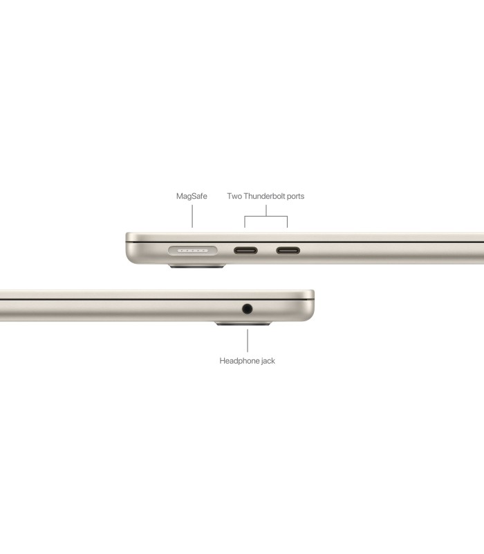 مک‌بوک ۱۳ اینچی اپل مدل MacBook Air M2 MC7W4 - رنگ استارلایت