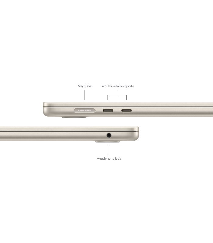 مک‌بوک ۱۵ اینچی اپل مدل MacBook Air M3 MC9F4 - رنگ استارلایت