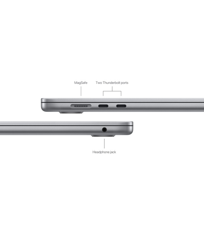 مک‌بوک ۱۵ اینچی اپل مدل MacBook Air M3 MC9D4 - رنگ خاکستری