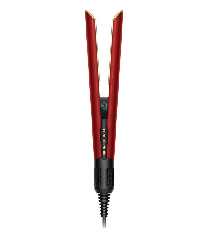 سشوار و صاف‌کننده مو دایسون مدل Dyson Airstrait HT01- Red Velvet/Gold (زرشکی/طلایی)