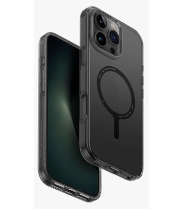 قاب آیفون مگ‌سیف یونیک مدل UNIQ Clario مناسب برای آیفون ۱۶ پرو | رنگ مشکی