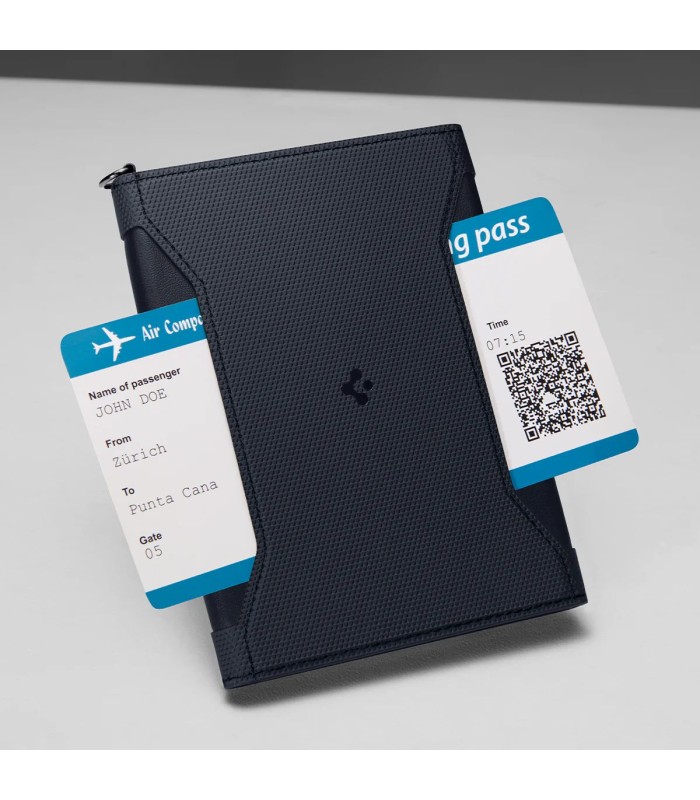 کیف پاسپورت اسپیگن مدل Spigen Passport Holder - رنگ آبی