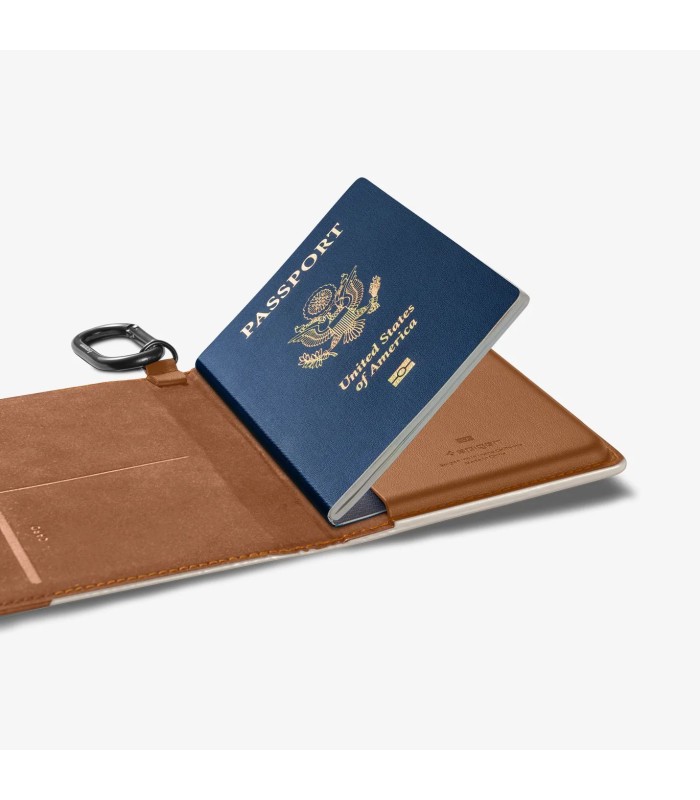 کیف پاسپورت اسپیگن مدل Spigen Passport Holder - رنگ کرم