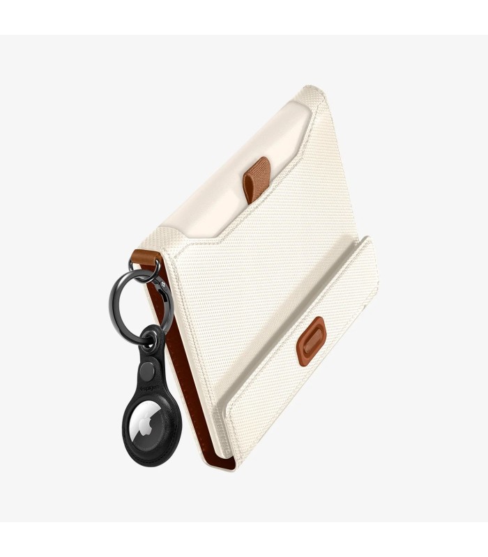 کیف پاسپورت اسپیگن مدل Spigen Passport Holder - رنگ کرم