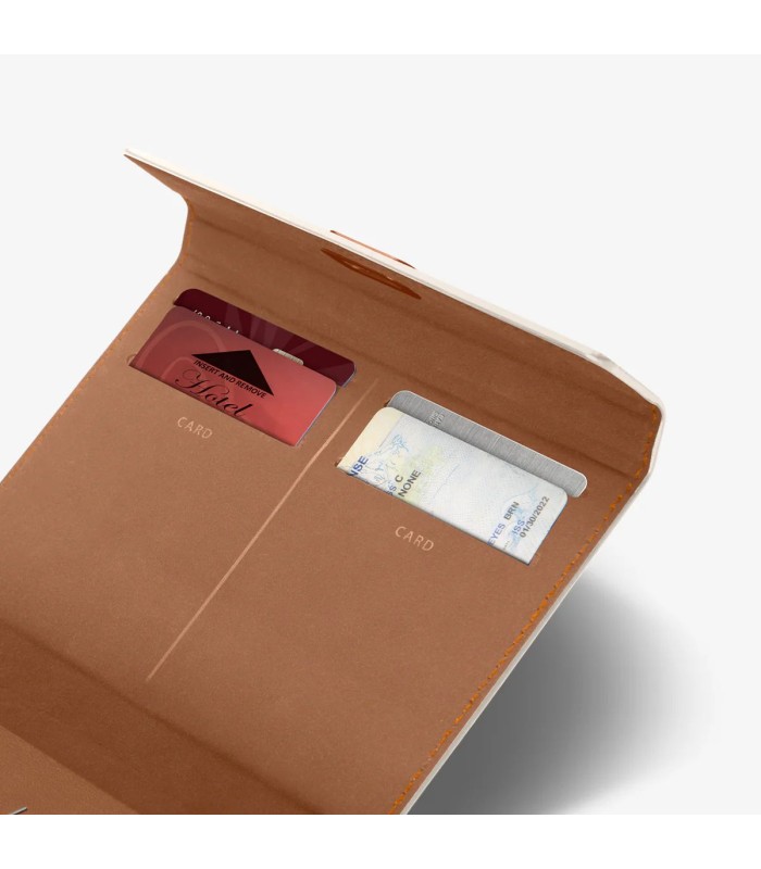 کیف پاسپورت اسپیگن مدل Spigen Passport Holder - رنگ کرم