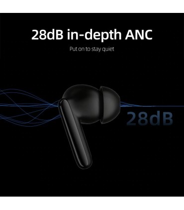هدفون بی‌سیم شیائومی مدل QCY T13 ANC 2 - رنگ مشکی