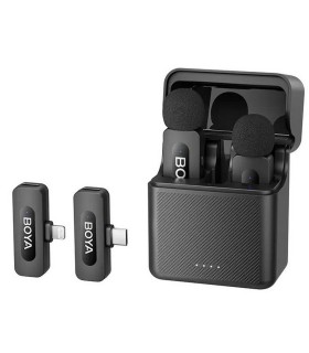 میکروفون بی‌سیم دو کاربره بویا مدل BOYA BY-V3 - پک کمبو