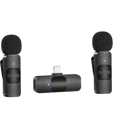 میکروفون بی‌سیم دو کاربره بویا مدل BOYA BY-V2 Lightning